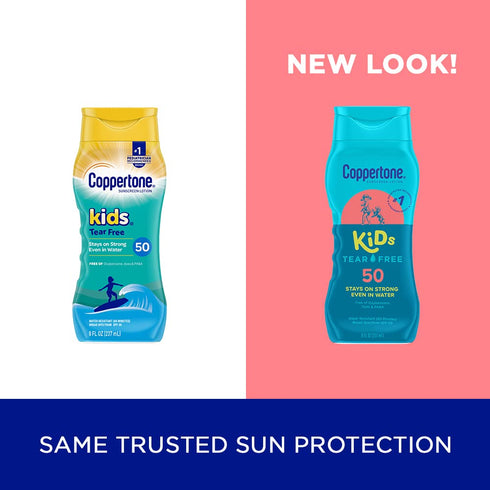 50 (8 Coppertone Kids SPF Tear Free Lotion Fluid Ounce)