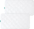 Waterproof Crib Mattress Protector 2 Pack Fitted Crib Sheets Cover Toddler Bed