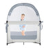 L RUNNZER Baby Pack and Play Tent, Pack N Play Canopy to Keep Baby