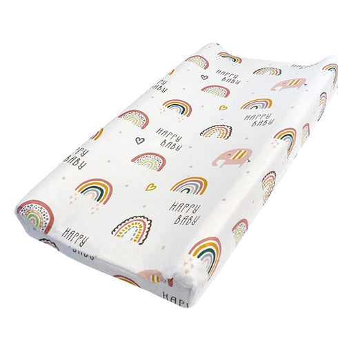 iEvolve Changing Pad Cover, Ultra Soft Minky Dots for Baby Boys and Girls, Breathable Changing Table Sheet
