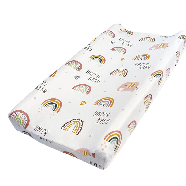 iEvolve Changing Pad Cover, Ultra Soft Minky Dots for Baby Boys and Girls, Breathable Changing Table Sheet