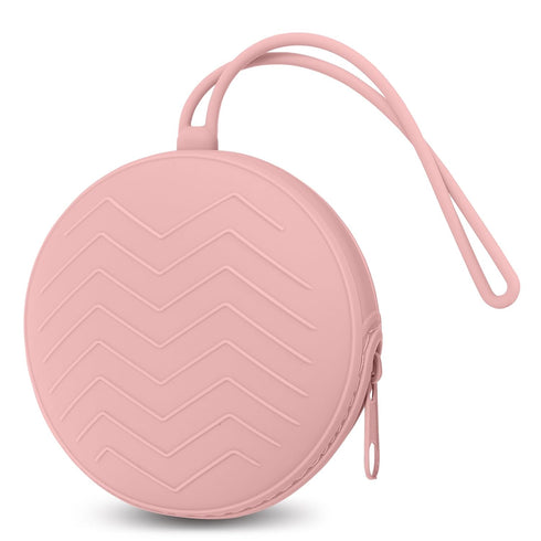 FALESOUL Silicone Pacifier Holder Case, Portable Leakproof Design Baby Pacifier Storage Case, Newborn