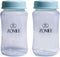 Zomee Breast Milk Storage Bottles 8oz/235ml BPA-Free Bottles with Secure Locking Lids,