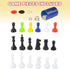 10 Set, 5 Backgammon, Gamie Board Games Classic Family Games for Kids and Adults, Includes Double Sided Playing Boards