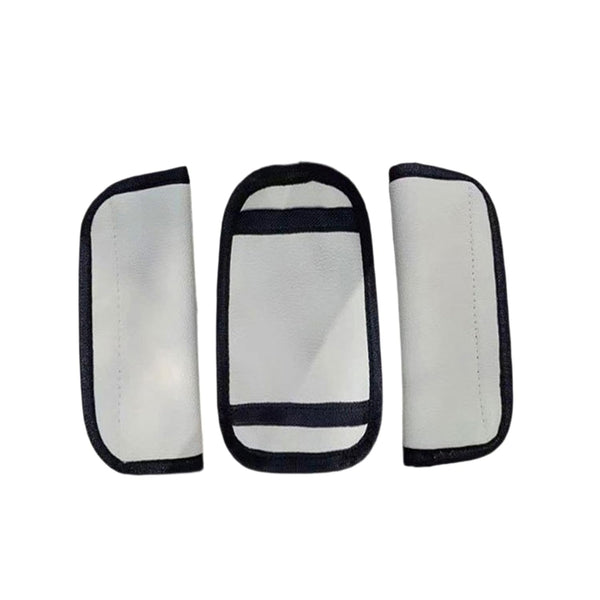 Simhoa Stroller Strap Cover with Crotch Cushion for High Chair, Beige
