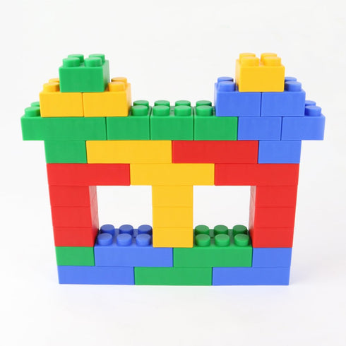 UNiPLAY Plump Soft Building Blocks - 12-Piece Jumbo Stacking Set for Ages 3 Months+