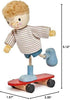 Tender Leaf Toys The Goodwood Family, Wooden Miniatures Flexible Doll, Multicultural Action Figure for Dollhouse