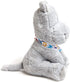 Cuddle Barn Alphabet Hudson - Animated Singing Hippo Plush Toy, Wiggles Ears to ABC Song, 11 inches
