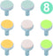 Baby Nail File Replacement Pads, Grinding Heads Polish Disc for Electric Nail Trimmer by Consevisen, 8 Pack Teal