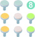 Baby Nail File Replacement Pads, Grinding Heads Polish Disc for Electric Nail Trimmer by Consevisen, 8 Pack Teal