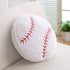 XIZHI 13.8 Inches Football Plush Pillow Toy, Soft Stuffed Sports Cushion for Kids, Sofa Bedroom Decoration (Yellow)