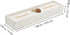 LABRIMP Stylish Wooden Pregnancy Test Keepsake Box for Women Elegant Announcement Holder with Lid for Cherishing First