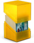Ultimate Guard Boulder 100+ Classic Deck Case - Secure Storage for 100 Double-Sleeved TCG Cards, Amber