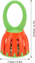 Healthy Oval Handle Baby Cage Bell Shaker Toy - Convenient and Detachable for Early Training