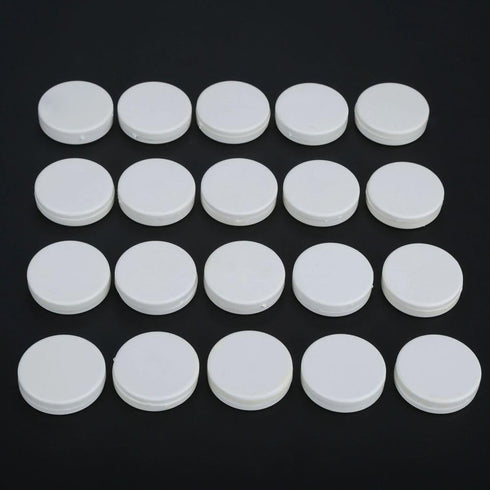 20 Pcs White Rattle Box Noise Maker Insert Squeaker Plastic Ring Box for Baby Rattle Accessories