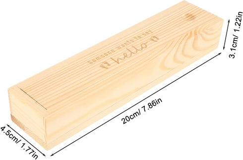 Homoyoyo Wooden Pregnancy Test Keepsake Box Lid Delicate Announcement Container for Parents for Preserving Memories