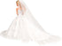 Set 11.5 Inch BARWA Wedding Dress with Veil White Princess Evening Party Clothes Wears Dress Outfit for Doll