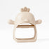 Beige Pacifier Teether Toy, Never Drop Baby Teether Wrist Wearable, Little Chick Newborn Toys by Muqee Peeko