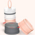 Kaptin Free,4 Formula Dispenser,Non-Spill Portable Stackable Baby Milk Powder Dispenser,Snack Storage Container,BPA