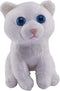 Wild Republic Pocketkins Eco White Cat, Stuffed Animal, 5 Inches, Plush Toy, Made from Recycled Materials, Eco Friendly