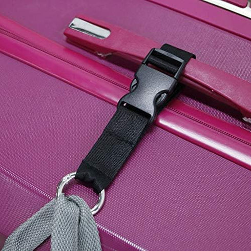 VGEBY Stroller Hooks 2Pcs Universal Stroller Round Strong Handy Hooks Wheelchair Clips Organizer Hanger