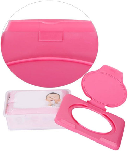 Baost Portable Wet Wipe Travel Cases Napkin Tissue Paper Storage Box Plastic Wipes Dispenser Case Baby Wipes Holder