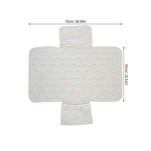 Portable Foldable Change Pad Waterproof Diaper Changing Mat Small Travel Mat for Reusable Cotton Wetting Pad