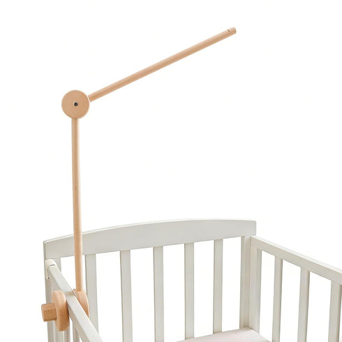 Wonderoo by Wowo Natural Wooden Crib Mobile Arm Foldable & Adjustable Baby Mobile Holder, Smooth