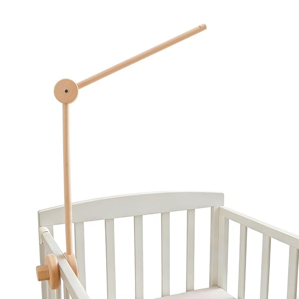 Wonderoo by Wowo Natural Wooden Crib Mobile Arm Foldable & Adjustable Baby Mobile Holder, Smooth