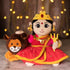 Panda's Box Mantra Chanting Devi Durga Plush Toy, 10.24 Inches, Musical Gift for Infants and Toddlers.