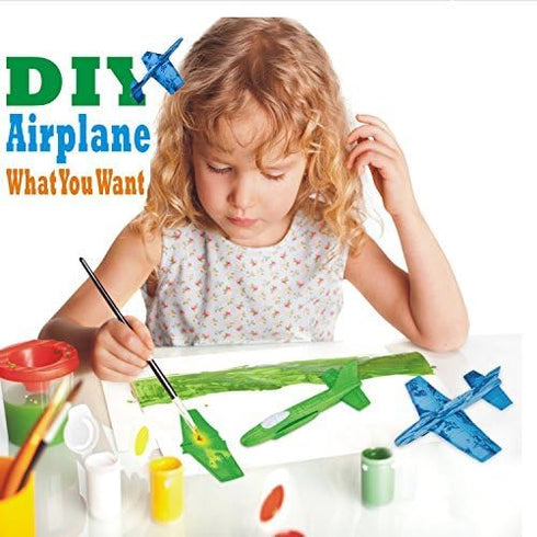 6Pcs Foam Airplanes Glider Outdoor Toy -Glider Planes for Kids - Foam Planes for Kids - Perfect Party Favor or Goodie