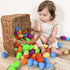 300PCS 2.3" 294PCS 6PCS JOYIN Easter Eggs, Plastic Colorful with Golden Eggs Bulk Empty Fillable for Easter Hunt Party