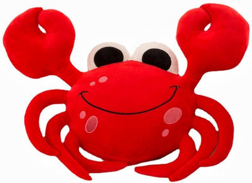 XIYUAN 24 inch Crab Plush Toy, Crab Plush Pillow, Super Soft Marine Life Plush Stuffed Animal Cushion for Boys