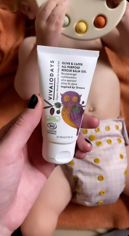 Olive & Caper All Purpose EXTRA Soothing Rescue Balm Gel for Dry, Irritated & Sensitive Skin