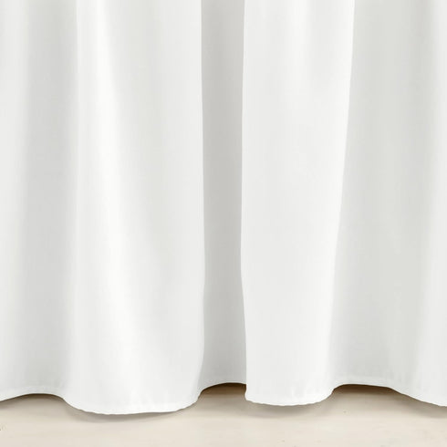 16" Lush Decor Ruffle Crib Skirt, Drop, White
