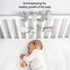 Baby Car Seat Toys, Infant Activity Spiral Plush Hanging Stroller Toys with Squeaker and teether for Car Seat Stroller