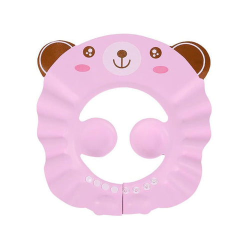 Tsawntd Baby Shampoo Cap Adjustable Toddler Shower Ear Protection Shield Sun Shading Hat,