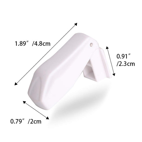 EUDEMON 8 Pack Kids Proofing Safety Drawer Stoppers, Baby Safety Child Proofing Pinch Guards (White)