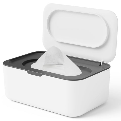 Wipes Dispenser, Wipe Holder for Baby & Adult, Seposeve Refillable Baby Wipe