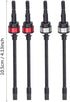 RC Car Drive Shaft, 4 Pcs Hard Steel Front Axle for SCX10 Remote Control Car Model Accessory Parts