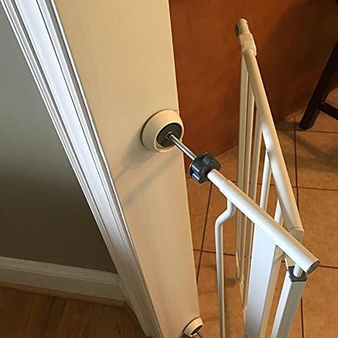 Vmaisi Baby Gate Wall Protector, 4 Pack, Protect Walls from Pressure Mounted Pet Dog Gates, Black