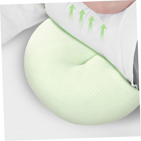 Pregnancy Support Pillow Shaped Maternity Cushion for Side Sleeping Abdominal and Lumbar Support for Travel Office