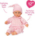 Corolle Bébé Calin Charming Pastel Baby Doll - 12" Soft Body Doll with Pink Outfit, Vanilla-Scented