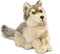 Little Silver Grey Wolf Plush Beanbag Stuffed Animal Toy