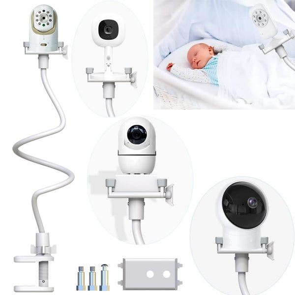 Baby Monitor Mount Holder Compatible with Infant Optics DXR-8 Pro, Nanit N322NW, ANMEATE SM935E, and More