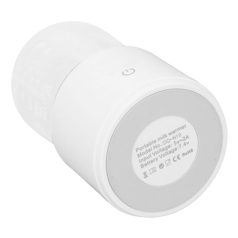 Hamwesh 3 6 Portable Baby Bottle Warmer, Fast Heating Cordless Rechargeable for Breast Milk and Travel with Temperature