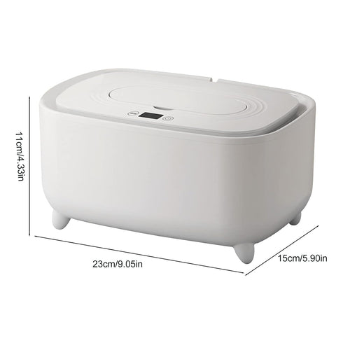 Infant Wipes Heater, Baby Wipe Warmer Large Capacity Baby Wet Wipes Dispenser Intelligent Adjustable Temperature PP