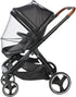 Baby Stroller Mosquito Net Universal Breathable Stroller Canopy Cover with Mosquito Netting for Infant Toddler Pushchair (Black)