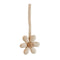 ZhangyiHot 1Pc White Stylish Flower Pacifier Pendant Pacifier Holder Ornament,Soft Cloth Leash and
