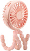 Suteng Stroller Fan Flexible Tripod Clip On Baby Fan, Battery Operated Mini